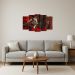 Kit Quadro Decorativo Animais V2 Para Sala de Estar 108x60cm A181 - Pallazio