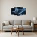 Kit Quadro Decorativo Animais V2 Para Sala de Estar 158x90cm A43 - Pallazio