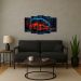 Kit Quadro Decorativo Animais V2 Para Sala de Estar 158x90cm A79 - Pallazio