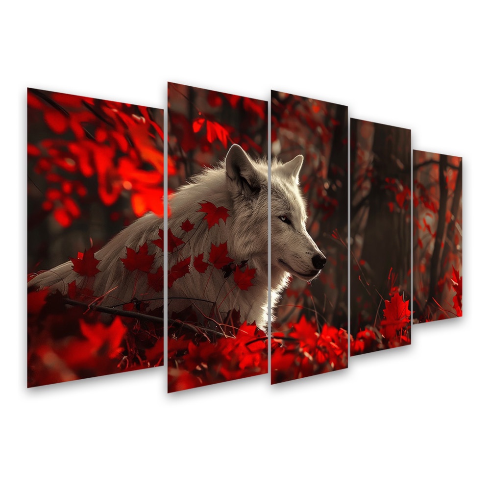 Kit Quadro Decorativo Animais V2 Para Sala de Estar 73x39cm A181 - Pallazio