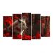 Kit Quadro Decorativo Animais V2 Para Sala de Estar 73x39cm A181 - Pallazio