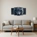 Kit Quadro Decorativo Animais V2 Para Sala de Estar 73x39cm A187 - Pallazio