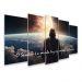 Kit Quadro Decorativo Religioso Para Sala de Estar 108x60cm - Pallazio