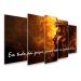 Kit Quadro Decorativo Religioso Para Sala de Estar 108x60cm A163 - Pallazio