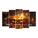 Kit Quadro Decorativo Religioso Para Sala de Estar 108x60cm A55 - Pallazio