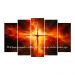 Kit Quadro Decorativo Religioso Para Sala de Estar 128x72cm A139 - Pallazio