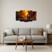 Kit Quadro Decorativo Religioso Para Sala de Estar 128x72cm A163 - Pallazio