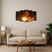 Kit Quadro Decorativo Religioso Para Sala de Estar 158x90cm A103 - Pallazio