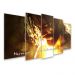 Kit Quadro Decorativo Religioso Para Sala de Estar 73x39cm A37 - Pallazio
