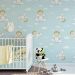Papel De Parede Bebê Quarto Infantil Anjinhos Lavável N3936