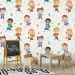 Papel de Parede Infantil Alfabeto Escolar N3932