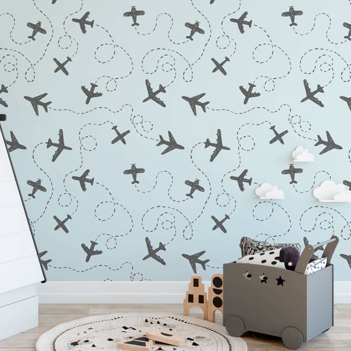 Papel de Parede Infantil Avião N3944