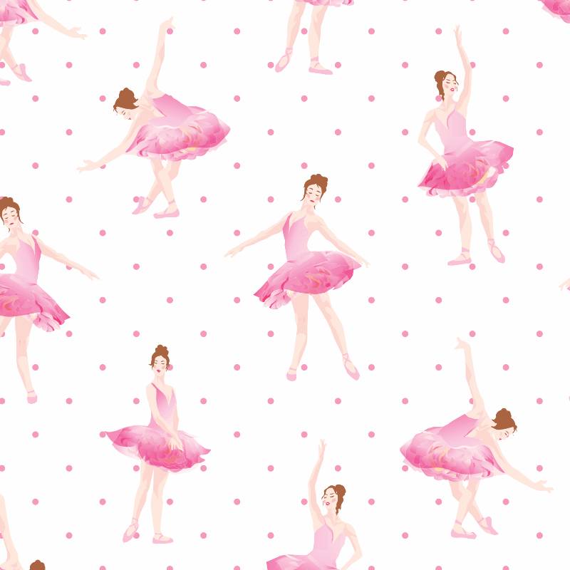 Papel de Parede Infantil Bailarina N3962
