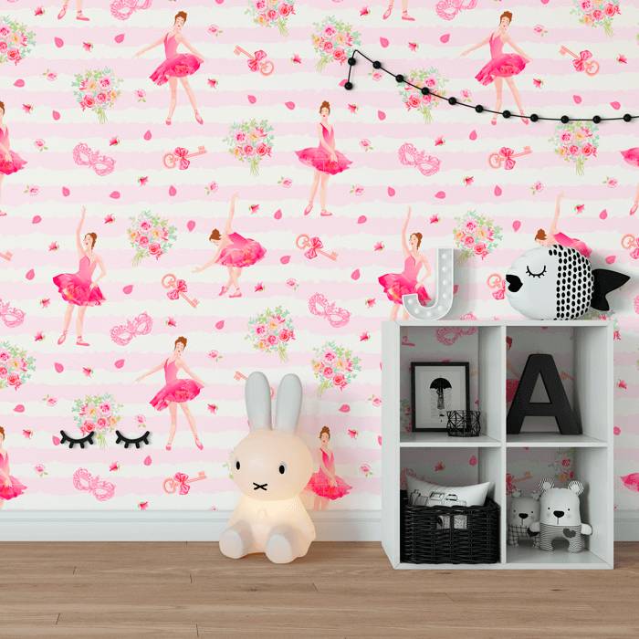 Papel de Parede Infantil Bailarina N3963