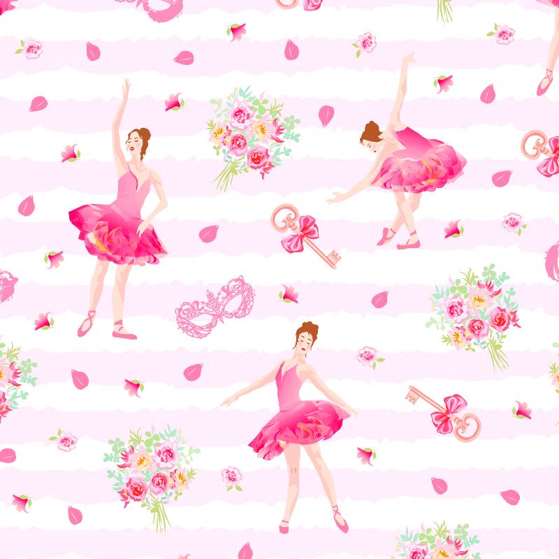 Papel de Parede Infantil Bailarina N3963
