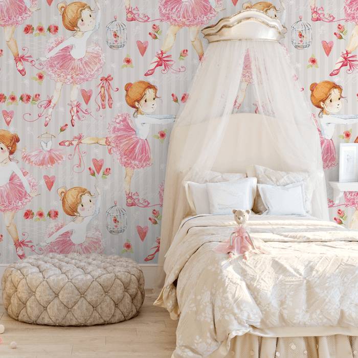 Papel de Parede Infantil Bailarina N3964