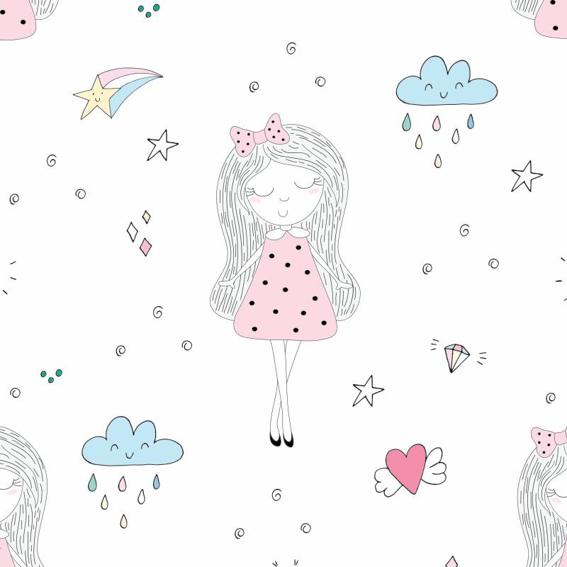 Papel de Parede Infantil Bailarina N3969