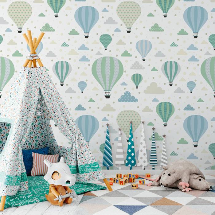 Papel de Parede Infantil Balão N3973