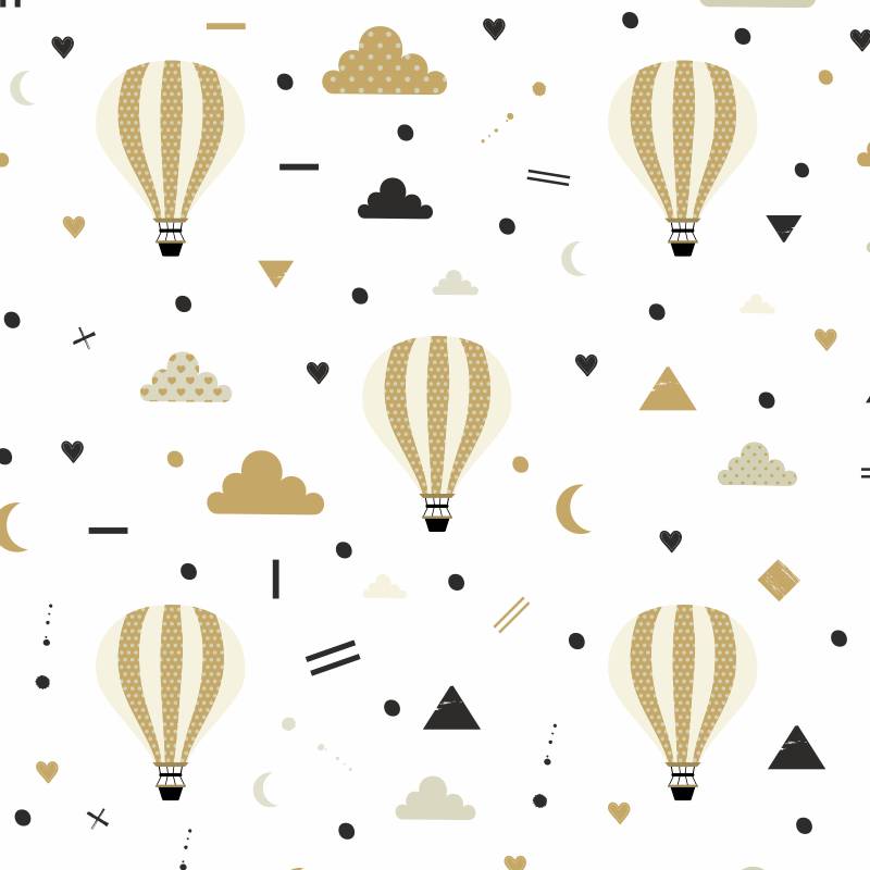 Papel de Parede Infantil Balão N3974