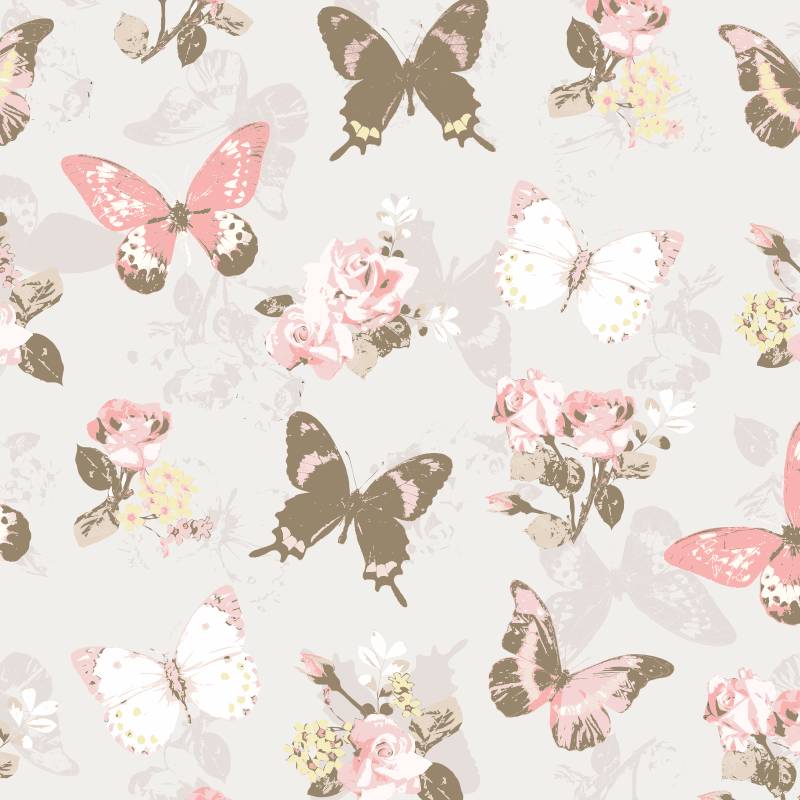 Papel de Parede Infantil Borboletas N3979