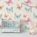Papel de Parede Infantil Borboletas N3981