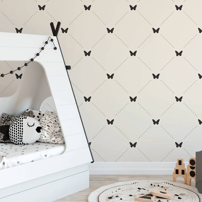 Papel de Parede Infantil Borboletas N3982