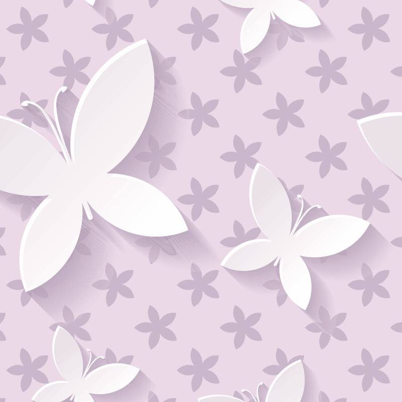 Papel de Parede Infantil Borboletas N3984