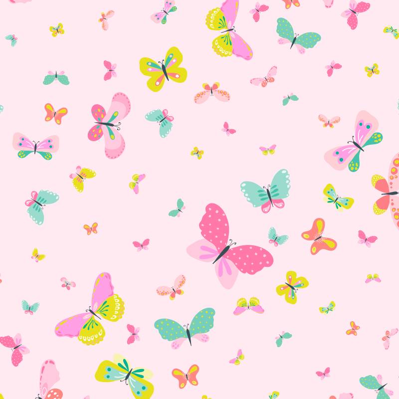 Papel de Parede Infantil Borboletas N3990