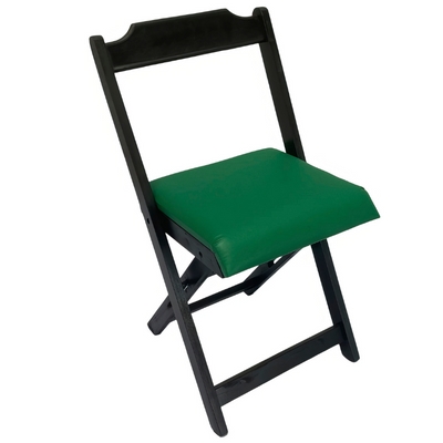 Conjunto Mesa Dobrável 70x70 C/ 4 Cadeiras Estofadas Verde