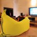 Capa Puff Flutuante Piscina Cor:Amarelo