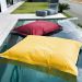 Kit 2 Puffs Flutuantes Piscina Amarelo