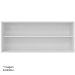 Armário Aéreo Para Cozinha Adriana 3 Portas 120 cm Branco