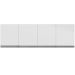 Armário Aéreo Para Cozinha Adriana 4 Portas 150 cm Branco