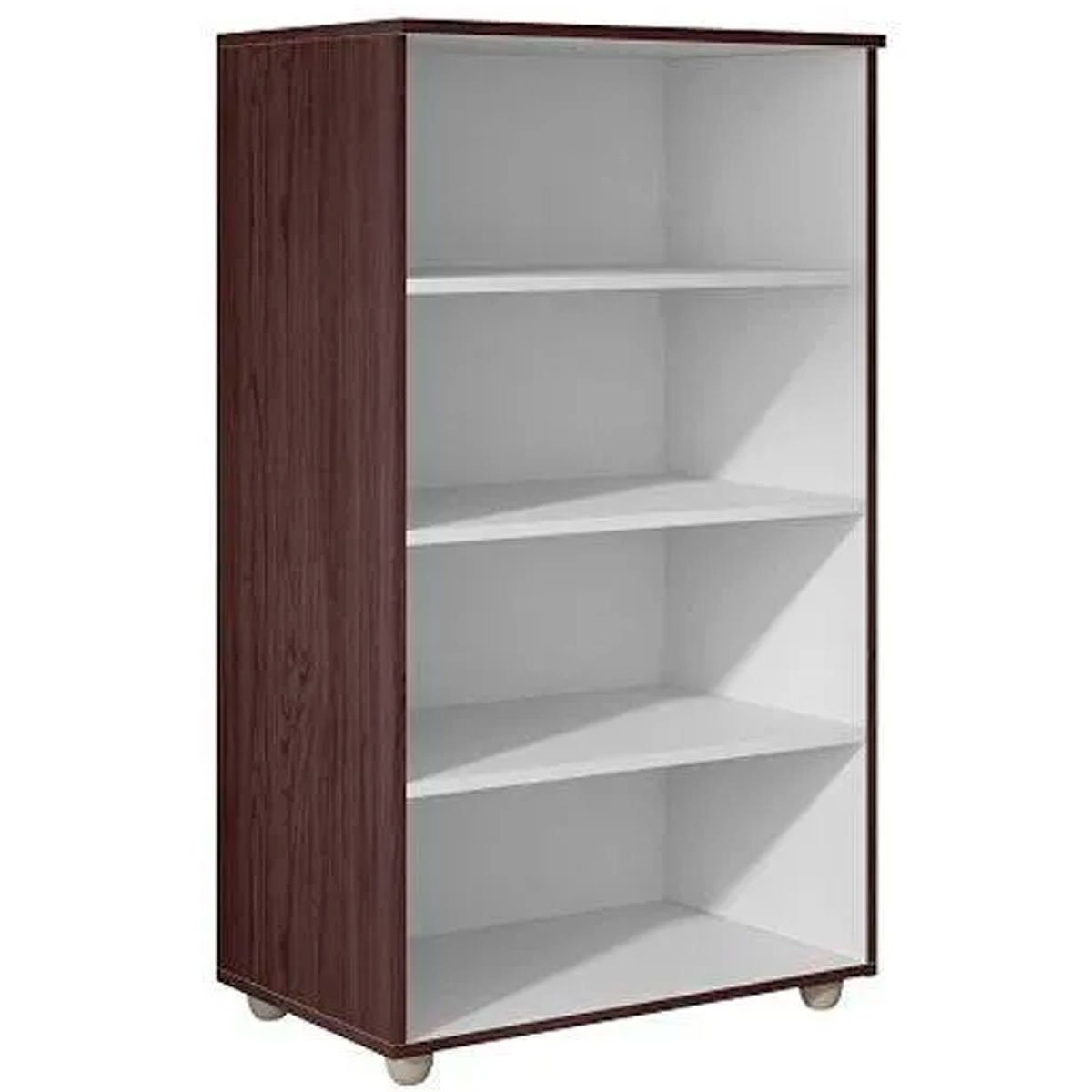 Armário Multiuso Rosa 2 Portas 3 Prateleiras Castanho