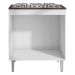 Balcão Para Cooktop Adriana 2 Portas com Tampo Cinza