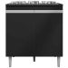 Balcão Para Cooktop Adriana 2 Portas com Tampo Preto