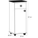 Balcão de Água Kelly 1 Porta 1 Gaveta Branco Casa Chick