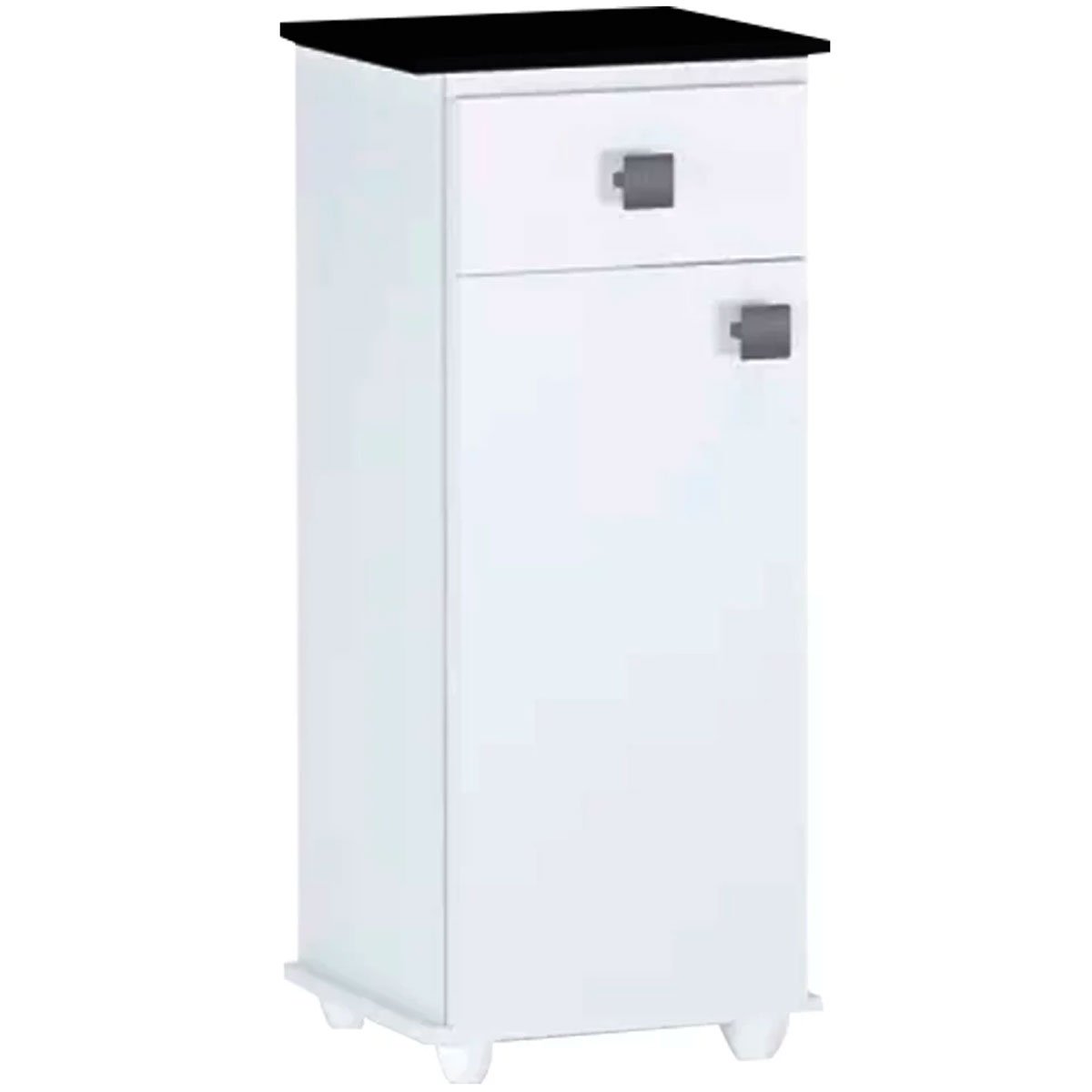 Balcão de Água Kelly 1 Porta 1 Gaveta Branco Casa Chick