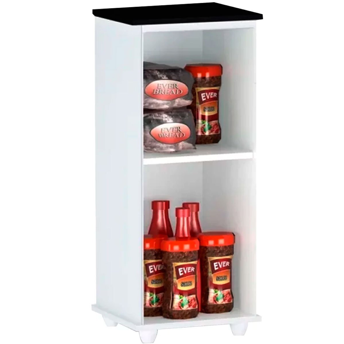 Balcão de Água Kelly 1 Porta 1 Gaveta Branco Casa Chick