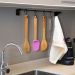 Barra Utensílios 40cm Cozinha Multiuso Talher Ganchos