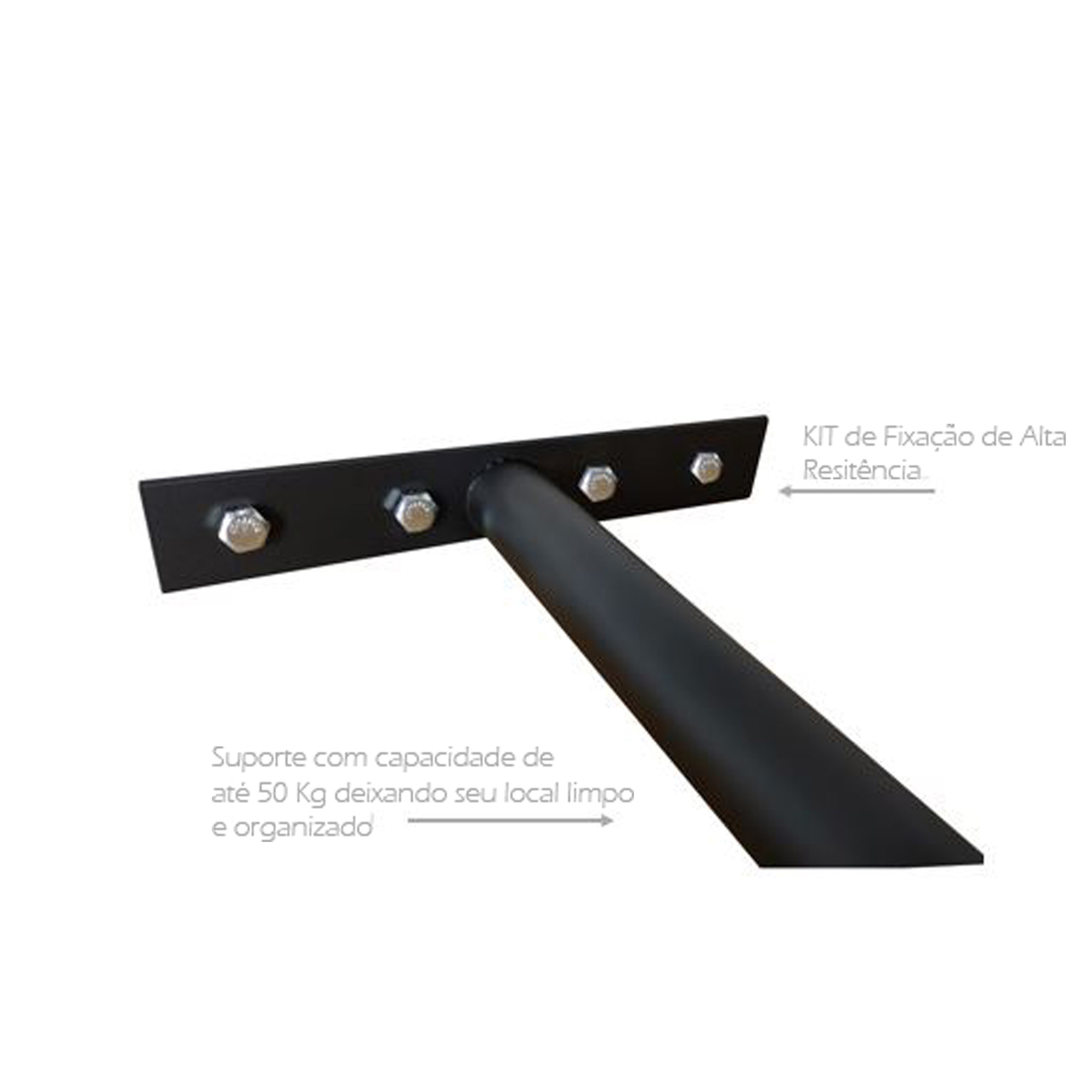 Expositor parede anilhas Kit 2 suportes 