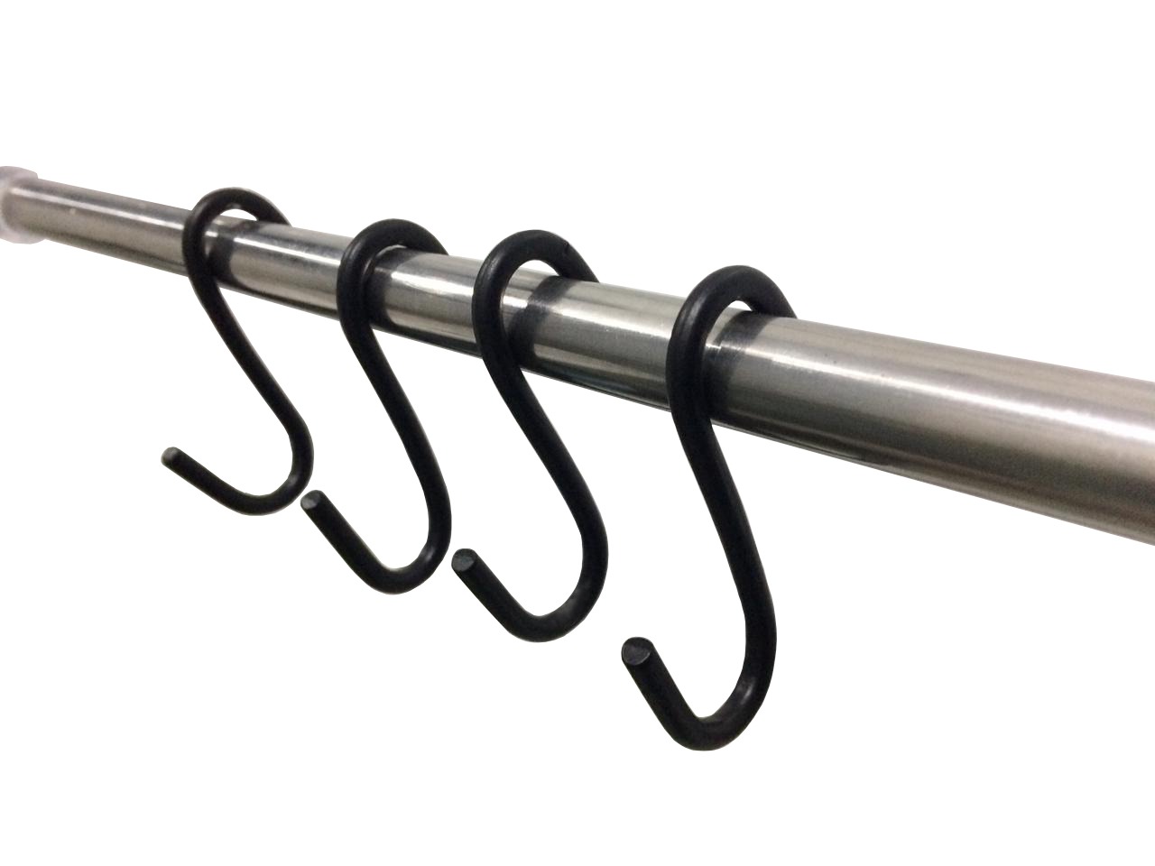 Ganchos S Multiuso Utensílios 10 und. Preto fosco Organizador