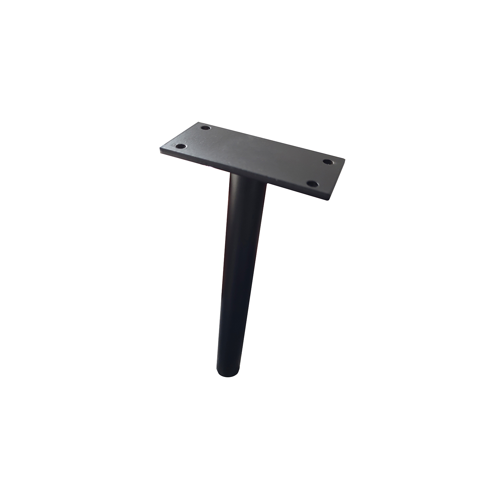 Kit 4 pezinho Multiuso 15cm móveis Aço pé Apoio Reforço.