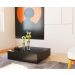 Mesa Centro MDF Quadrada Black 80cm Mesinha Sala
