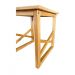 Mesa Quadrada Lateral Apoio sofá Minimalista Madeira Mel 45cm 