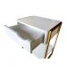 Mesa de cabeceira Branco dourado Mordomo Quarto Apoio Cama 