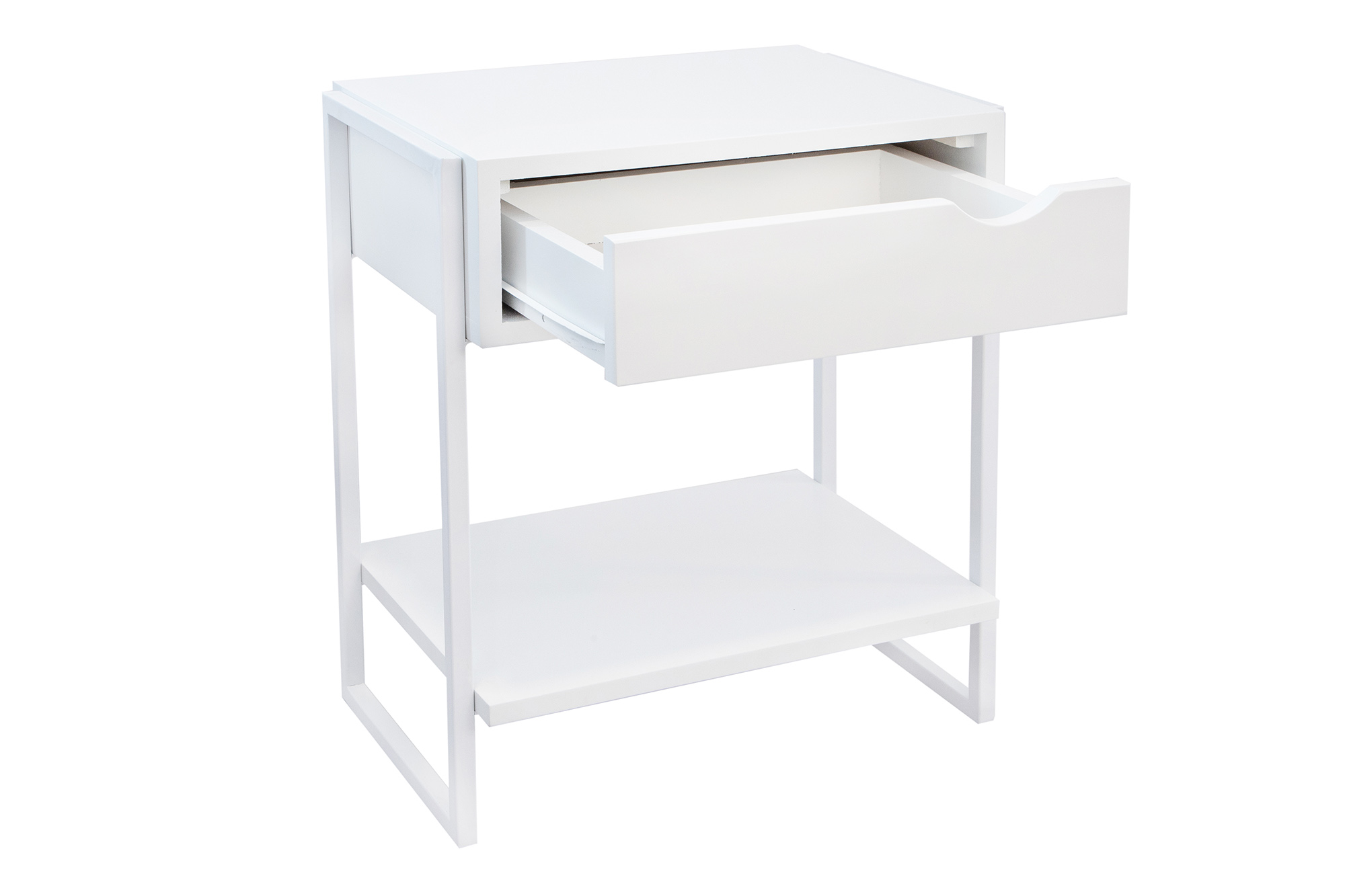 Mesas de cabeceira White Apoio Minimalista Quarto Cama Kit 2 und.