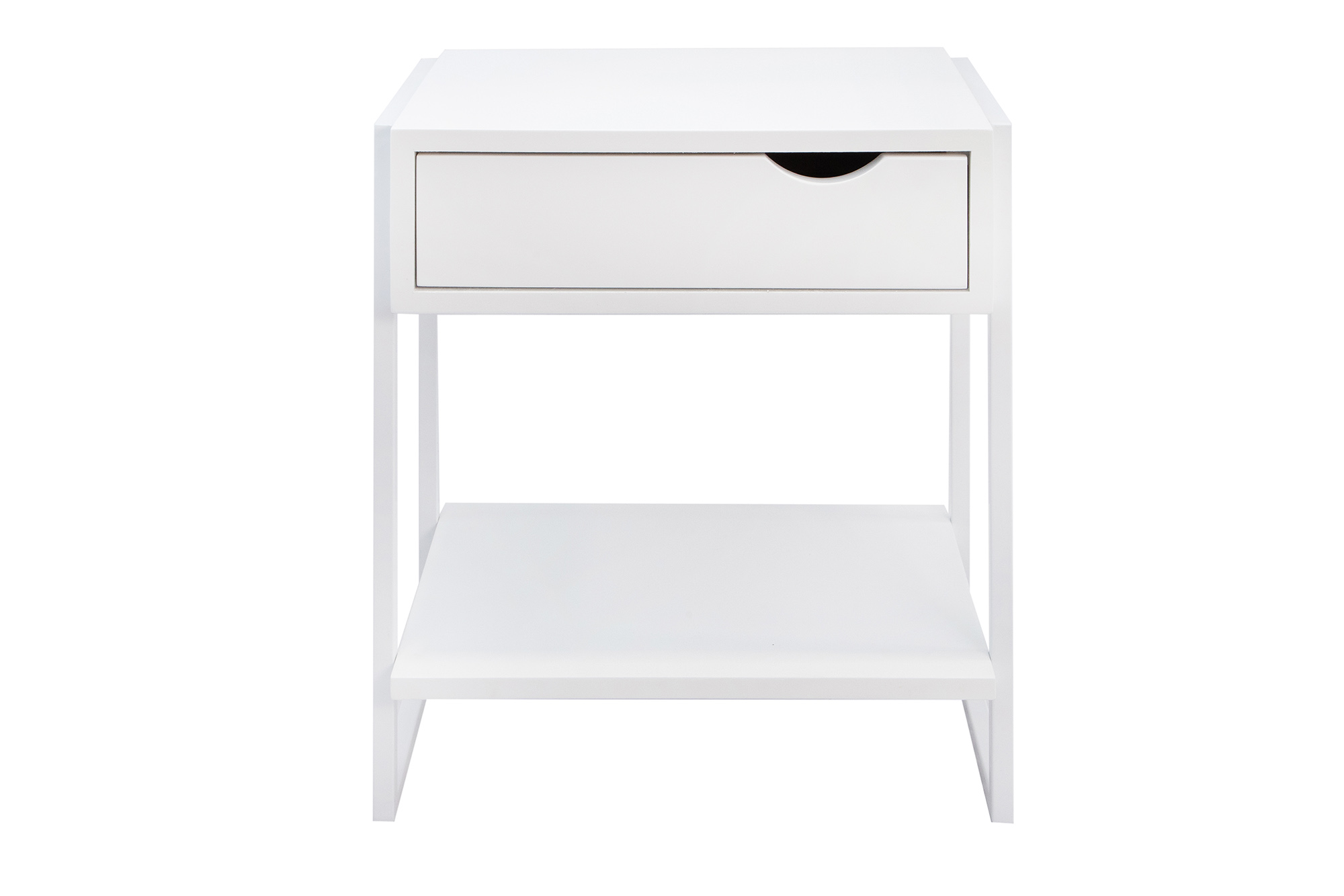 Mesas de cabeceira White Apoio Minimalista Quarto Cama Kit 2 und.