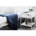 Mesas de cabeceira White Apoio Minimalista Quarto Cama Kit 2 und.
