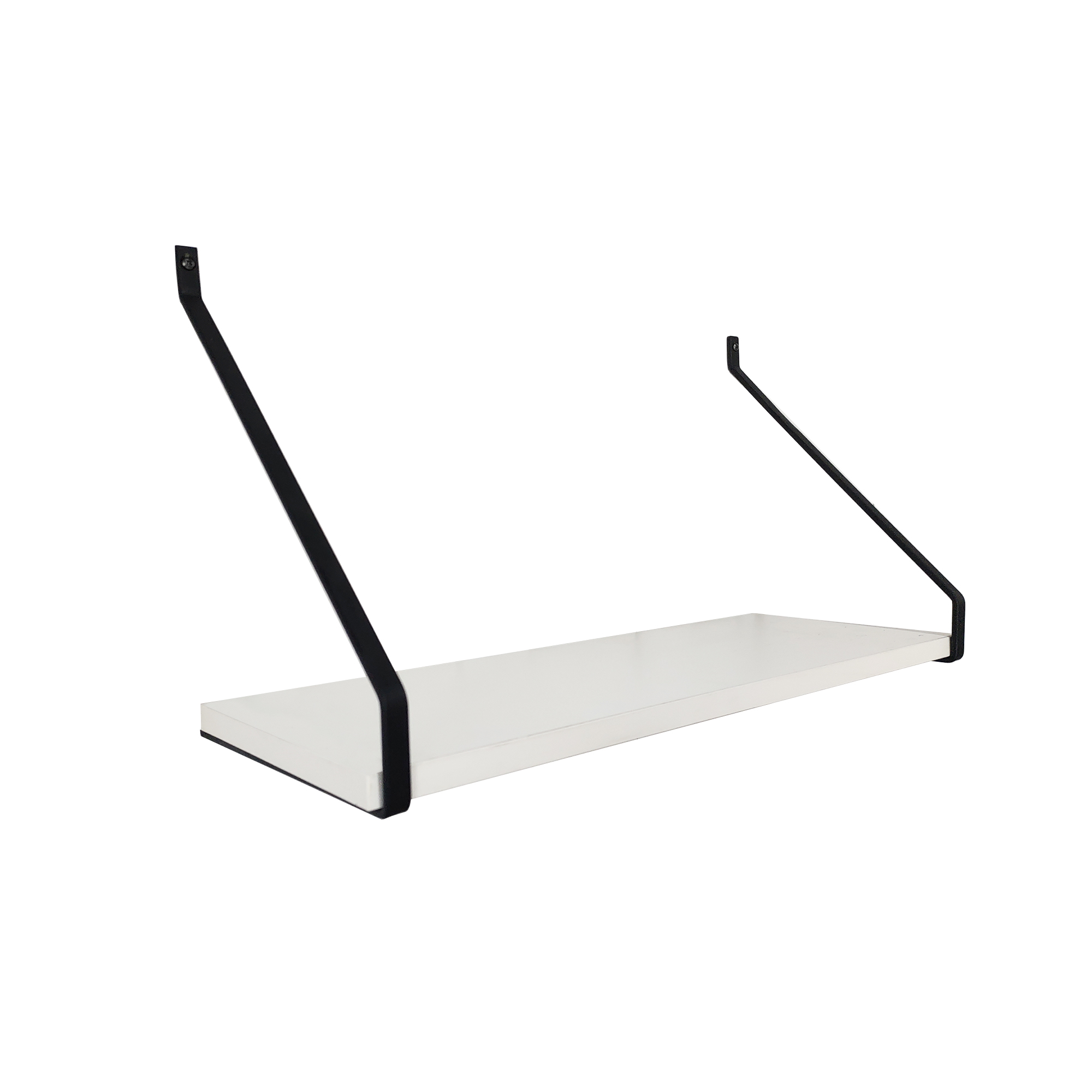 Prateleira MDF + Suporte Quarto Livros Nicho Branco organizador 